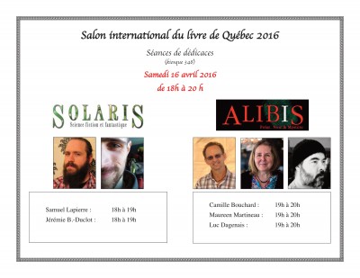 Solaris au SILQ 2016 !